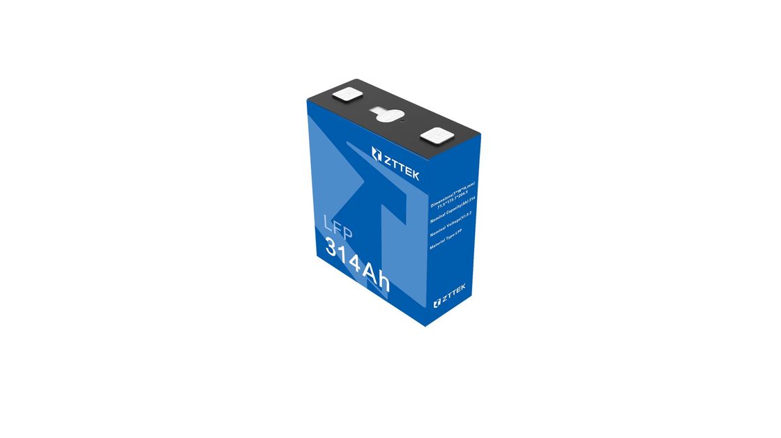 Multi Cell Lithium Ion Battery Cell 3.2V 314Ah Untuk ESS Tingkat Pelepasan 0,5C